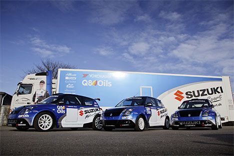 Suzuki Motorsport stiller med tre biler i Rally Sønderborg